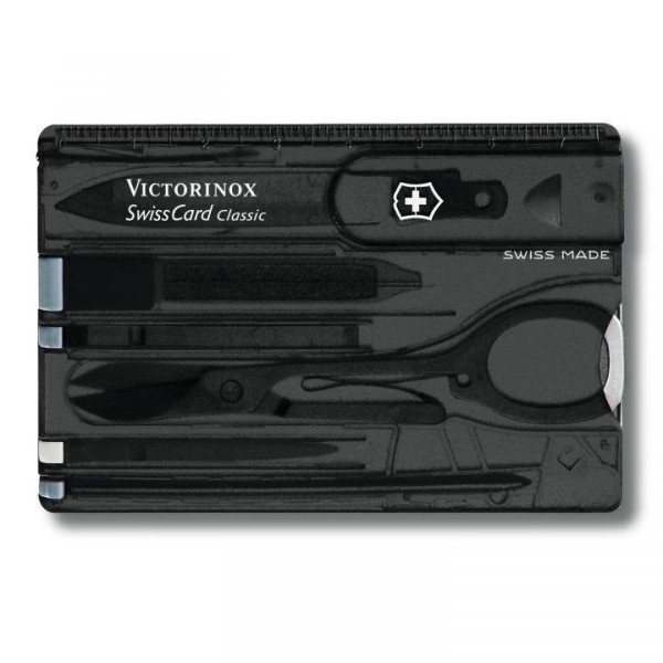 Victorinox SwissCard Classic, grau-transparent, 0.7133.T3