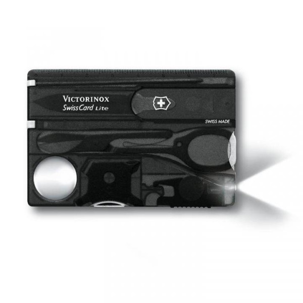 Victorinox SwissCard Lite, grau-transparent, 0.7333.T3